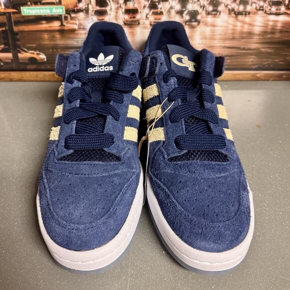 adidas Forum Low Georgia Tech Yellow Jackets M 10.5 Sneakers Casual Shoes main image 5